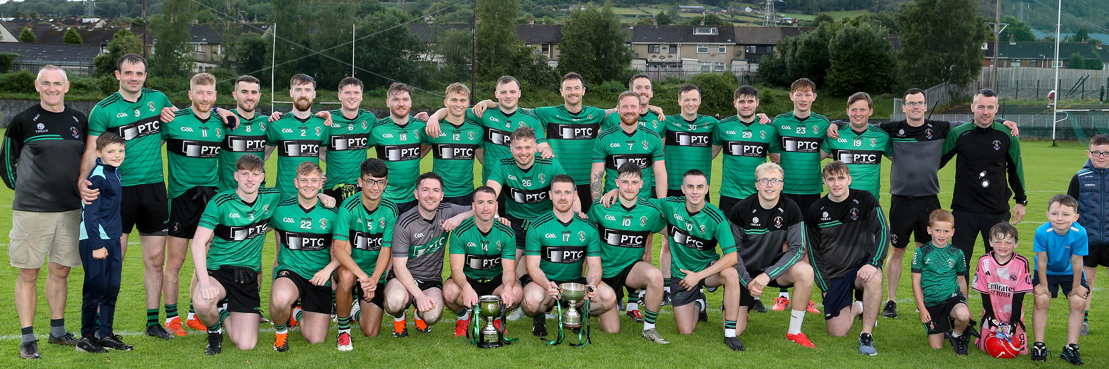 Sarsfield’s celebrate Division 2 success | The Saffron Gael
